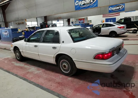 1996 Mercury Grand Marquis Gs z USA, uszkodzony, nr VIN 2MELM74W9TX666593